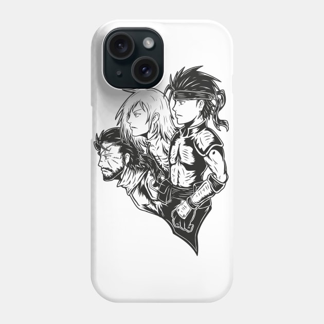 NOMURA SNAKES lines Phone Case by Firebrander