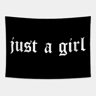 Just A Girl / Y2k Clothing / 2000s clothing / Kawaii Tapestry