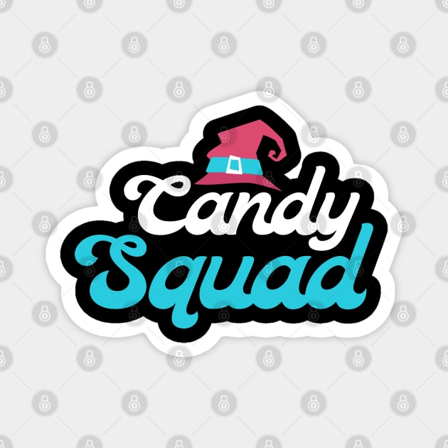 Halloween Candy Squad Magnet by JabsCreative