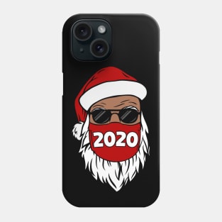 African American Santa Black Christmas - Santa Wearing Mask for women men kids Phone Case