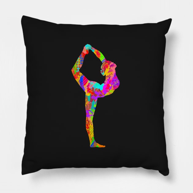 Yoga Pose Pillow by missdebi27