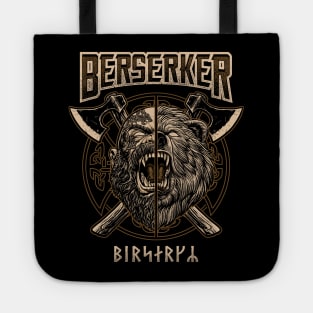 Berserker Norse Viking Pagan Bear Warrior Tote