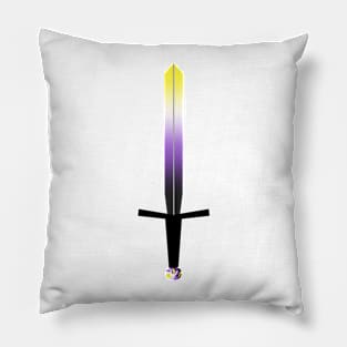 Nonbinary Sword Pillow