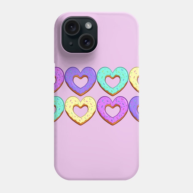 Frosted Hearts - Pattern 1 Phone Case by K-Tee's CreeativeWorks