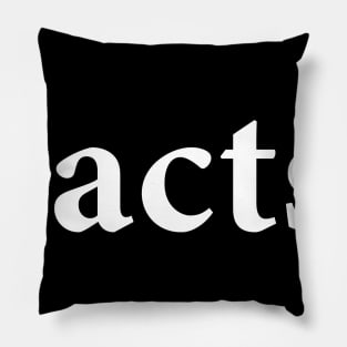 Facts Pillow