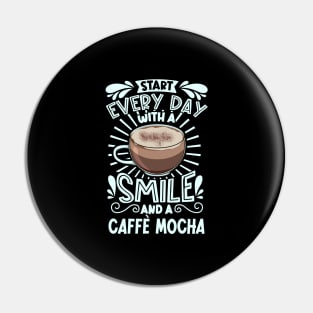 Smile with Caffè mocha Pin