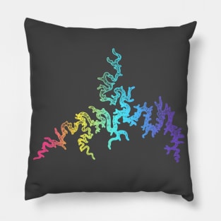 Table Rock Lake - Vintage Rainbow Pillow