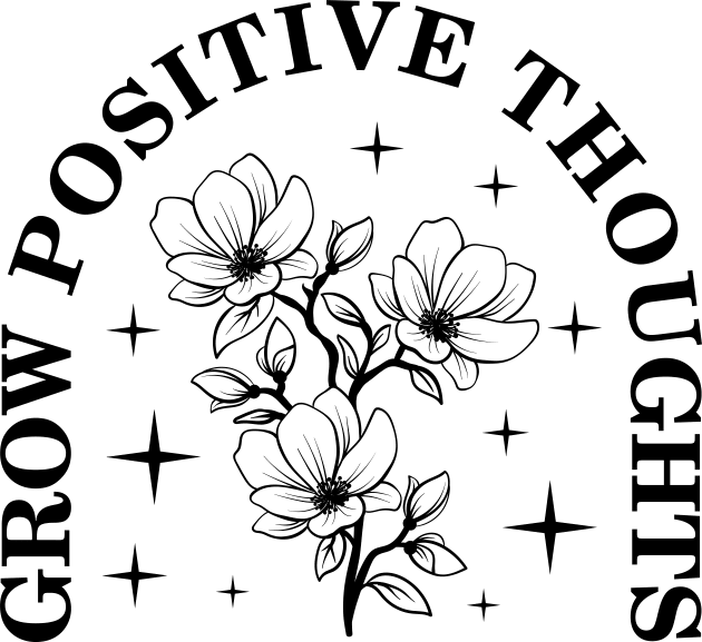 Grow positive thoughts Kids T-Shirt by My Happy-Design