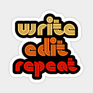 retro write edit repeat Magnet