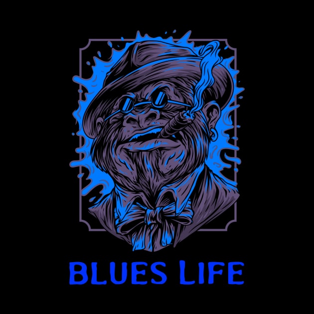 Blues Life by Shems Arts