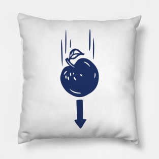 Isaac Newton Apple Pillow