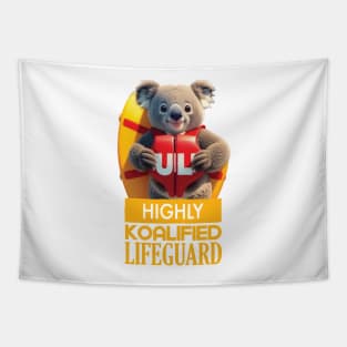 Just a Highly Koalified Lifeguard Koala 2 Tapestry