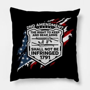 2nd Amendment Gun Rights Pillow