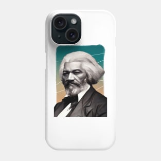 American Abolitionist Frederick Douglass Illustration Phone Case