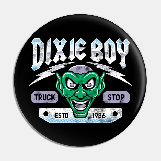 Dixie Boy Truck Stop - Maximum Overdrive - Vintage Horror Pin by Nemons