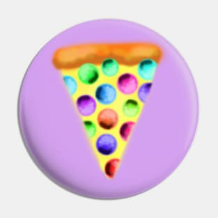 Rainbow Pepperoni Pizza! Pin