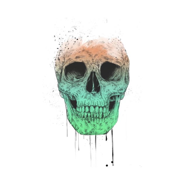 Pop art skull by soltib