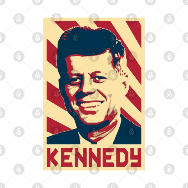 Kennedy Retro Propaganda by Nerd_art