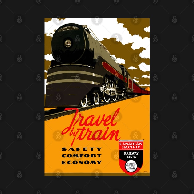 Canadian Pacific Travel By Train - Vintage Travel by Culturio