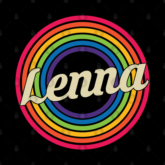 Lenna - Retro Rainbow Style by MaydenArt