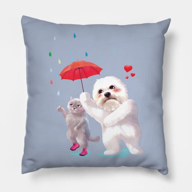 Umbrella Pillow by zkozkohi