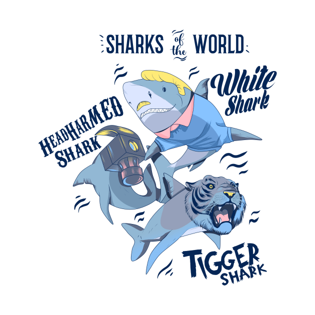 sharks by artbdog