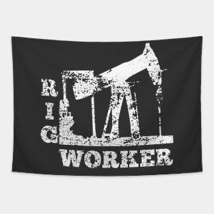 Rig Worker Oil Field Tapestry