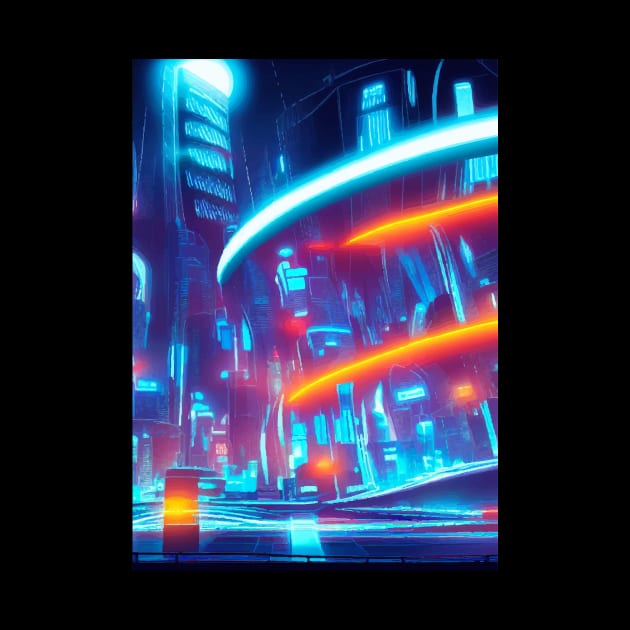 Cool Japanese Neon City by star trek fanart and more