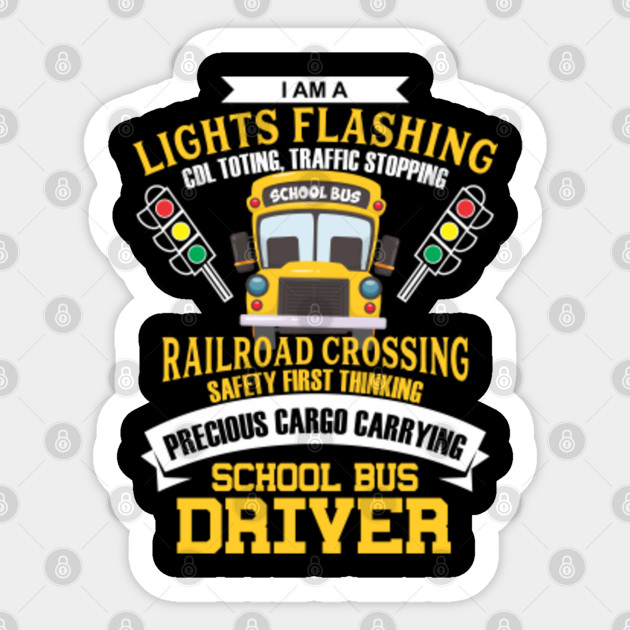 Funny School Bus Driver Driving Gifts Ideas School Bus Driver Gift Autocollant Teepublic Fr