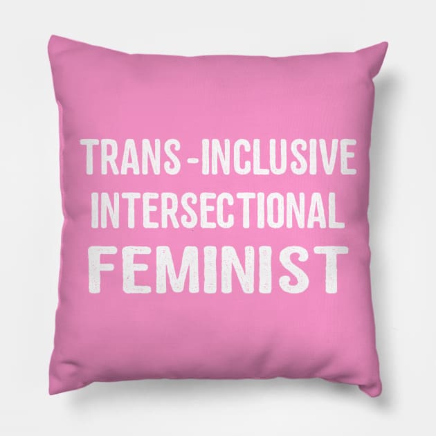 Intersectional Feminist Pillow by forgreatjustice