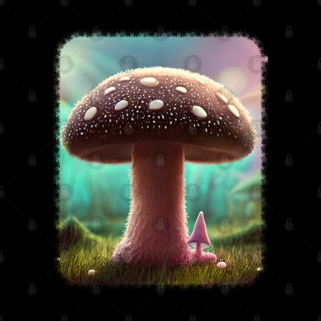 Realistic and Aesthetic Mushroom by Promen Art