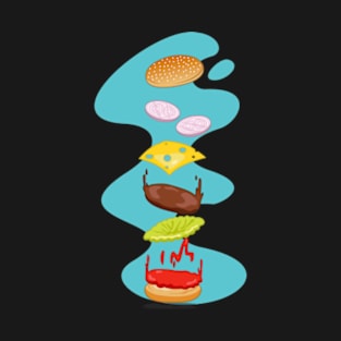 Falling Burger T-Shirt