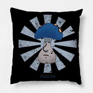 Mister Mushroom Retro Japanese Hollow Knight Pillow