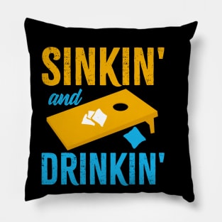 Sinkin and Drinkin Pillow