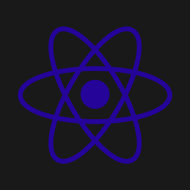 Simple Atom - Royal Blue by sciencenotes