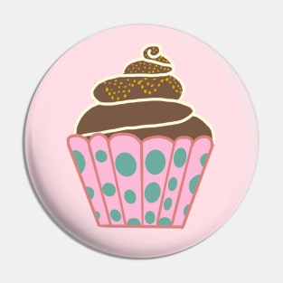 Chocolate Cupcake Pin