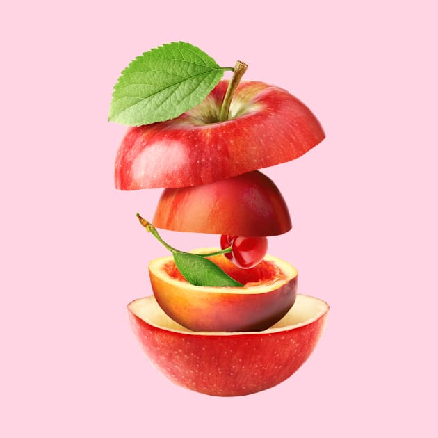 Apple Peach Cherry Gifts Vegetarian by BetterManufaktur