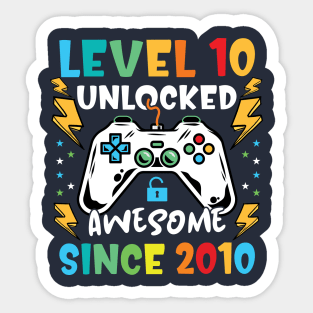 Level 10 Unlocked Stickers for Sale