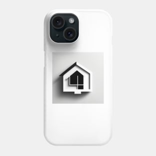 House Black and white Phone Case