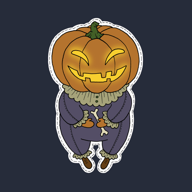 Pumpkinhead boy by crazypangolin