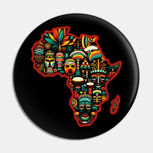 African Legacy Tribute for Black History Month Pin