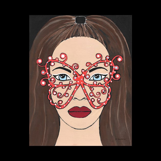 PRETTY Woman Butterfly Mask by SartorisArt1