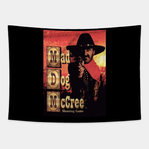 Mad Dog McCree Shooting Game Tapestry by StebopDesigns