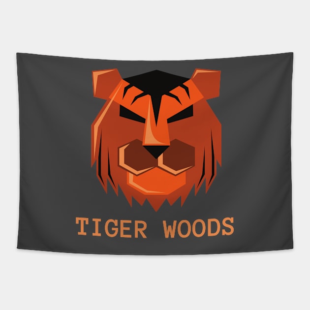 Tiger woods Tapestry by Grishman4u