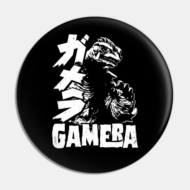 GAMERA '99 - Double text - 2.0 Pin by ROBZILLA