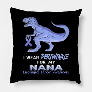 I wear Periwinkle for My Nana Esophageal Cancer Awareness Pillow