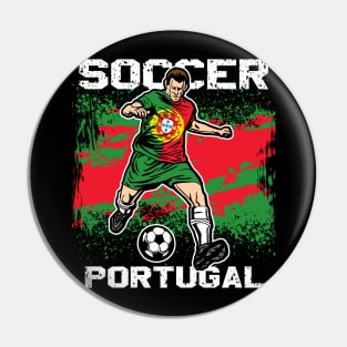 Portugal Futbol Soccer Pin