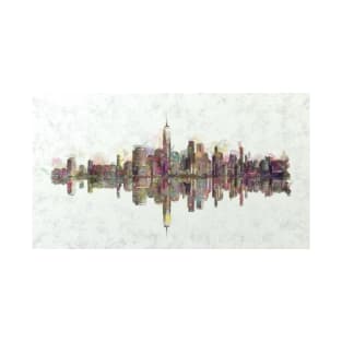 New York Skyline Painting T-Shirt