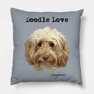 Doodle Dog Love Pillow