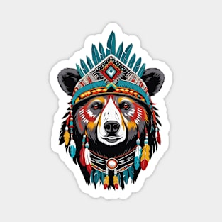 Native American Tribal Bear Spirit Bear Magnet